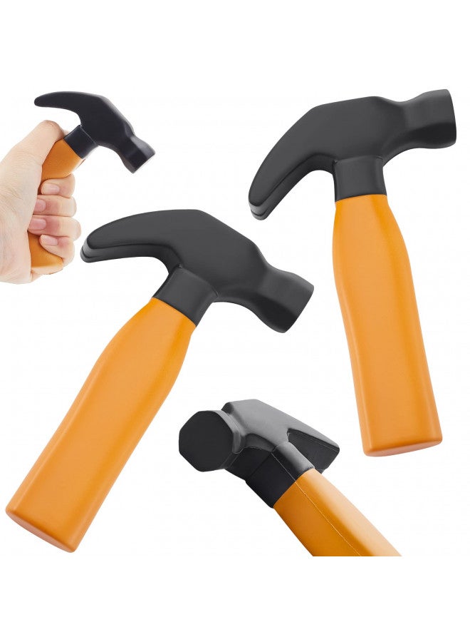 Zhanmai 2 Pcs Hammer Stress Reliever, Simulation Hammers Toys, Foam Hammer Stress Toy to Release Stress Anxiety, Hammer Toy for Teens and Adults - Image 1