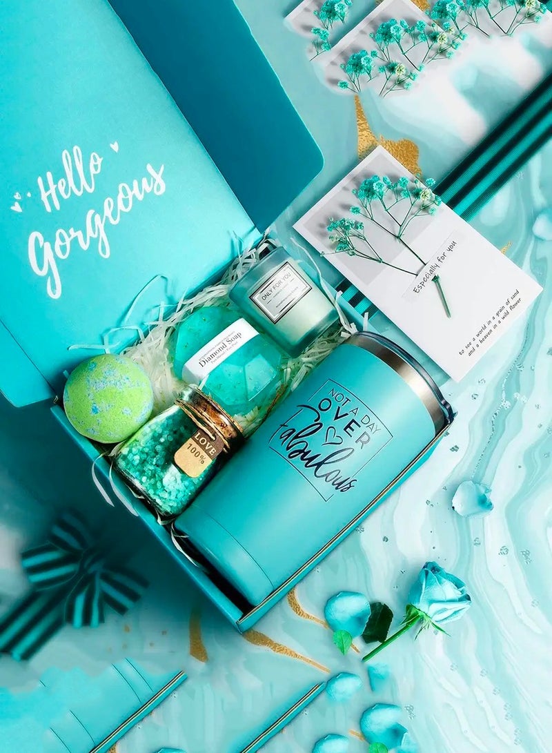 Arabest Gift Set for Her, Best Friend - Luxury Gift Box with 20oz Tumbler, Scented Candle & Bath Bombs (Birthday/Anniversary Gift for Her) - Image 2