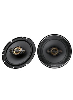 بايونير مكبر صوت بايونير TS-A1688S بقدرة 350 وات بحد أقصى/80 وات RMS بأربعة اتجاهات مع محول، بقطر 6.5 بوصة، أسود  - Image 2
