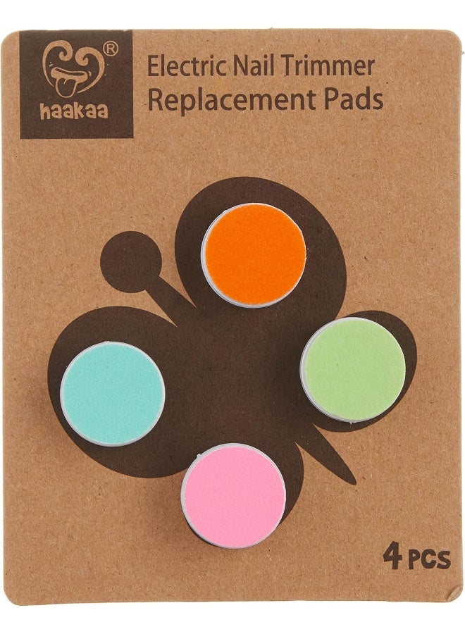 haakaa Electric Baby Nail Emerry Board Heads For Nail Trimmer, 4 Pieces - Image 2