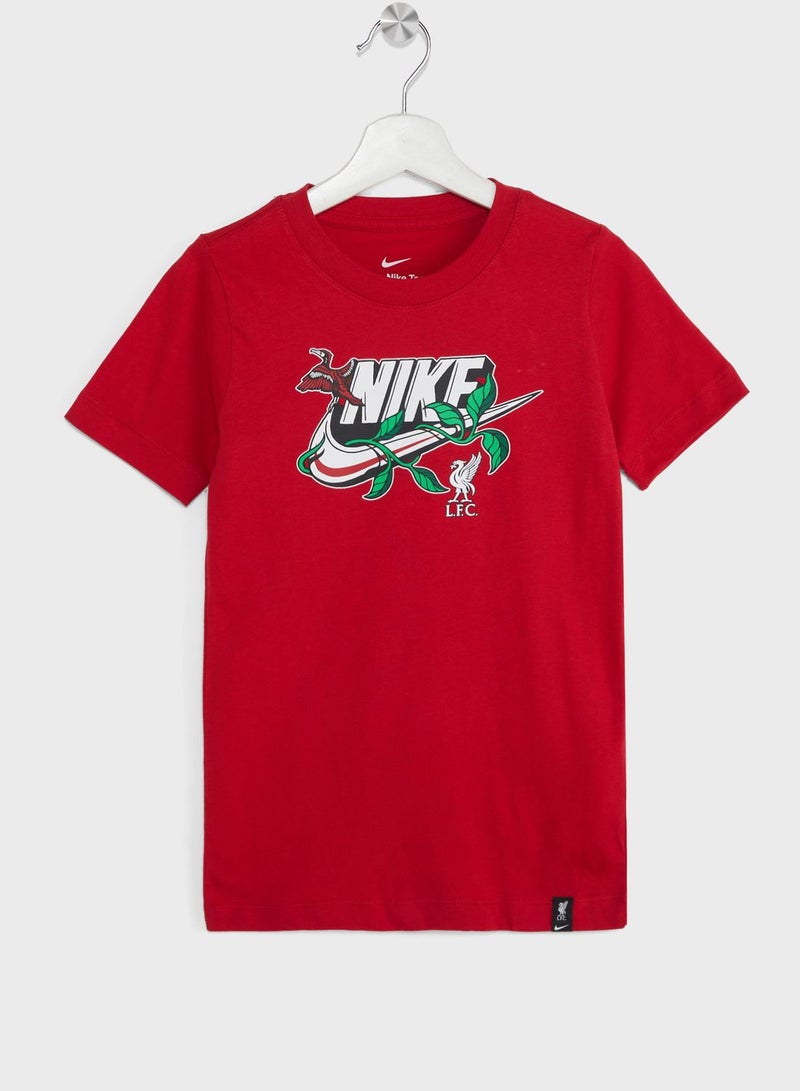 Nike Kids Liverpool Fc Futura T-Shirt - Image 1