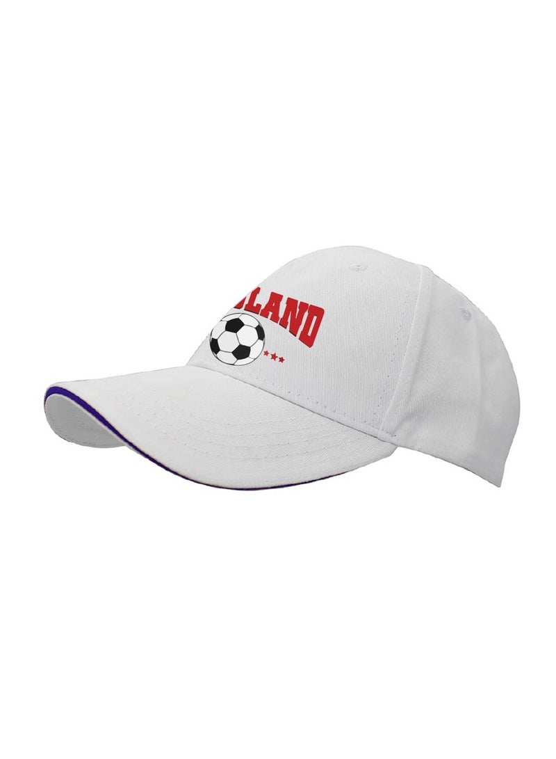 PRINTSHOP4ME England Unisex Adult Football Cap for Both Men and Women With Metal Adjustable Buckle Closure - Perfect for Football Fans, Match Days, Outdoor Activities, and Everyday Wear - Image 2