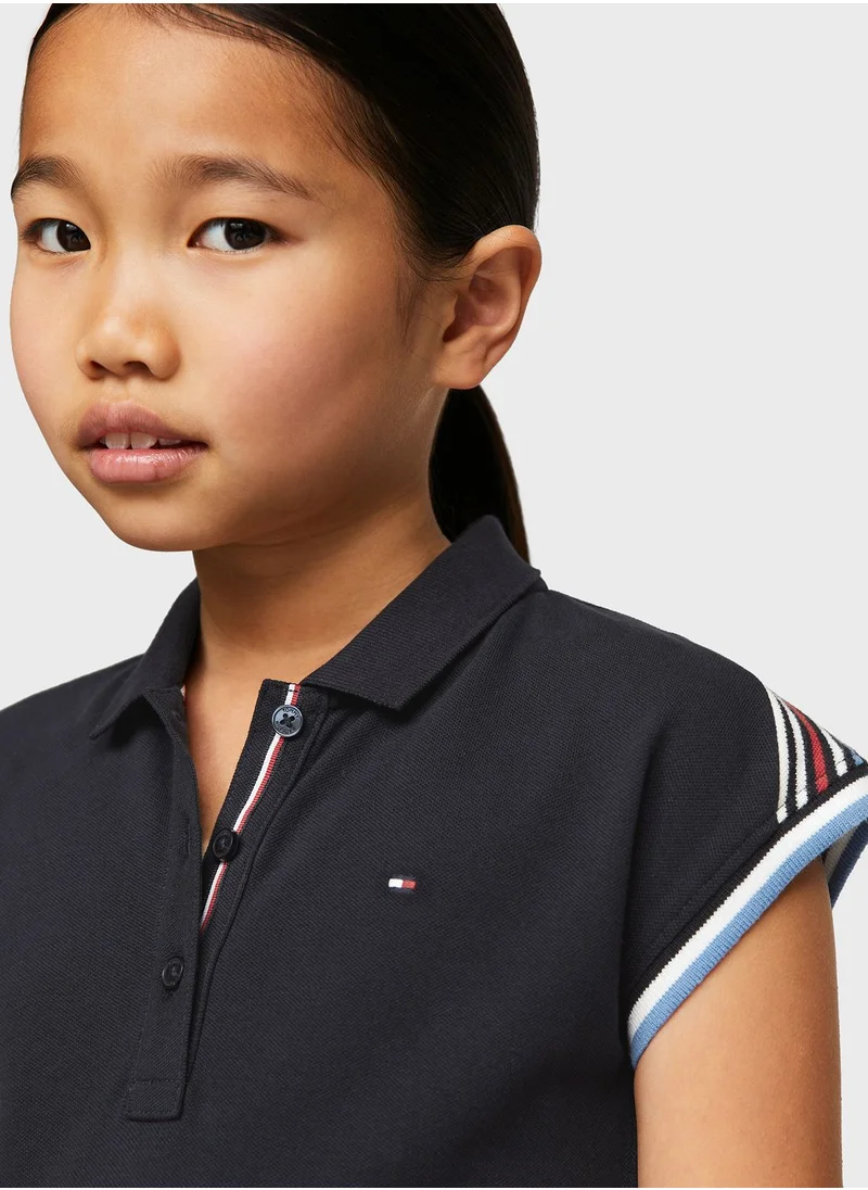 TOMMY HILFIGER Kids Sriped Polo Dress