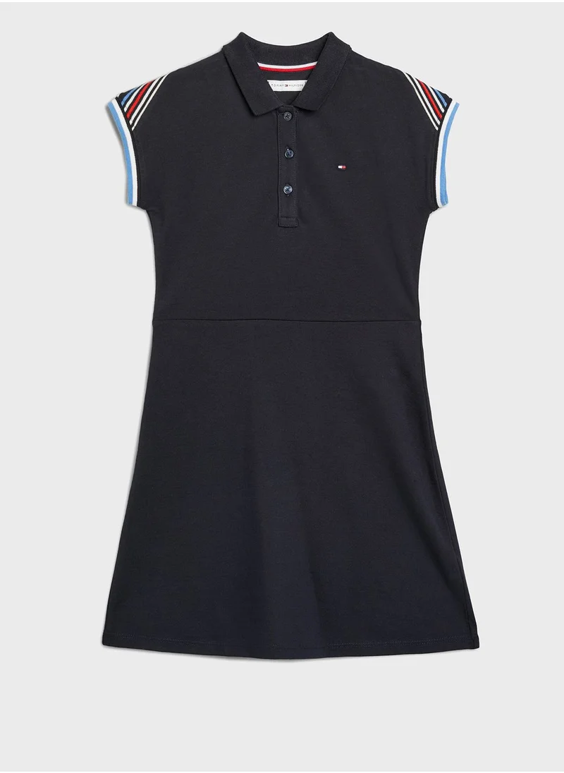 TOMMY HILFIGER Kids Sriped Polo Dress