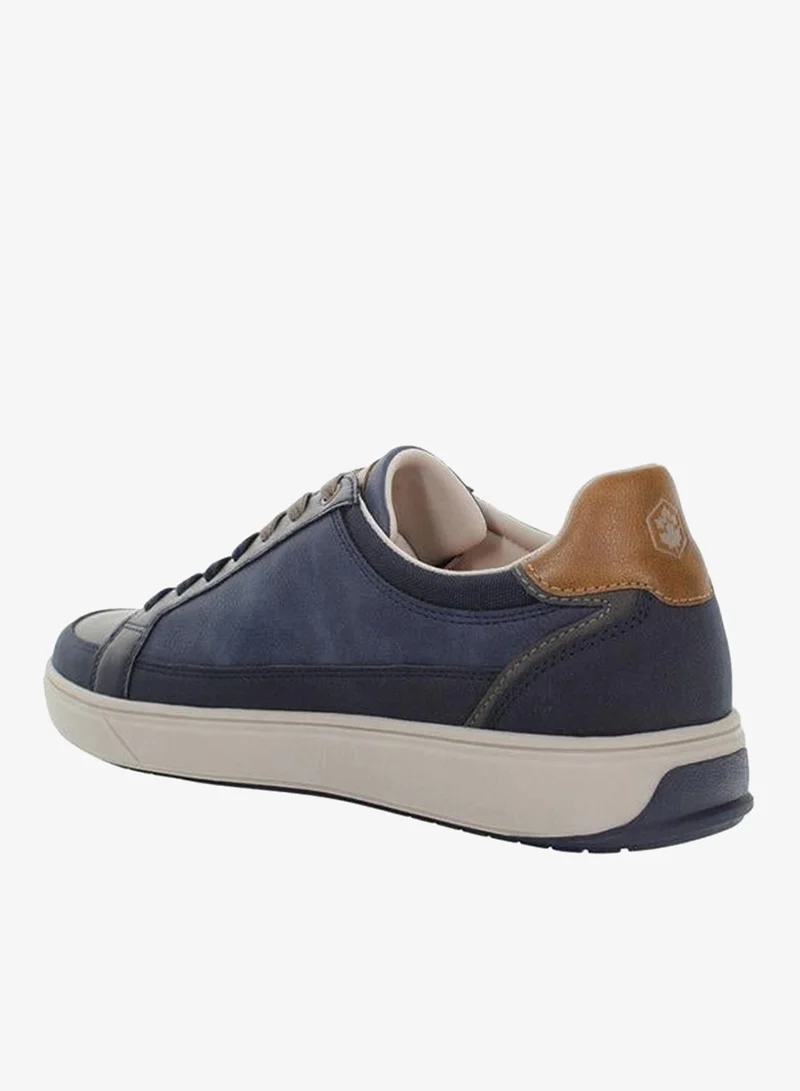 Lumberjack BLUE Men MARVIN Panelled Lace-Up Sneakers for Men | Best Price UAE