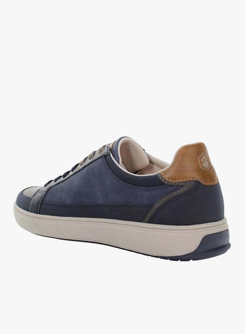 LUMBERJACK Men MARVIN Panelled Lace-Up Sneakers - Image 3
