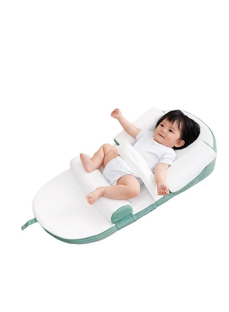 general Adjustable newborn baby crib mid-bed baby spine protection cushion slope cushion - Image 1