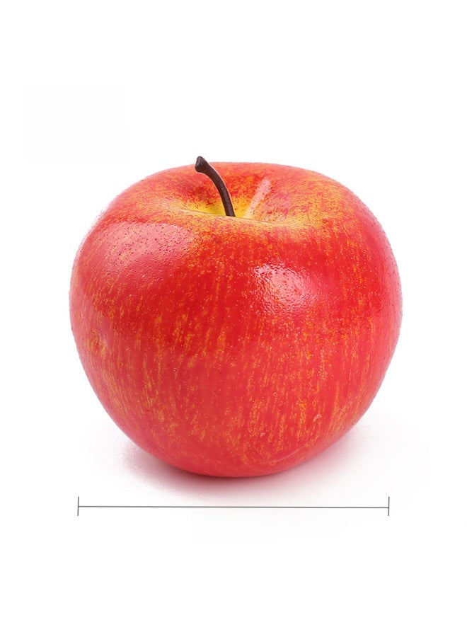 Simulation Fruit And Vegetable Simulation Green For Apple Red For Apple Snake Fruit Cabinet Decoration Photography Props Simulation Fruit-Color:Green For Apple  - Image 3