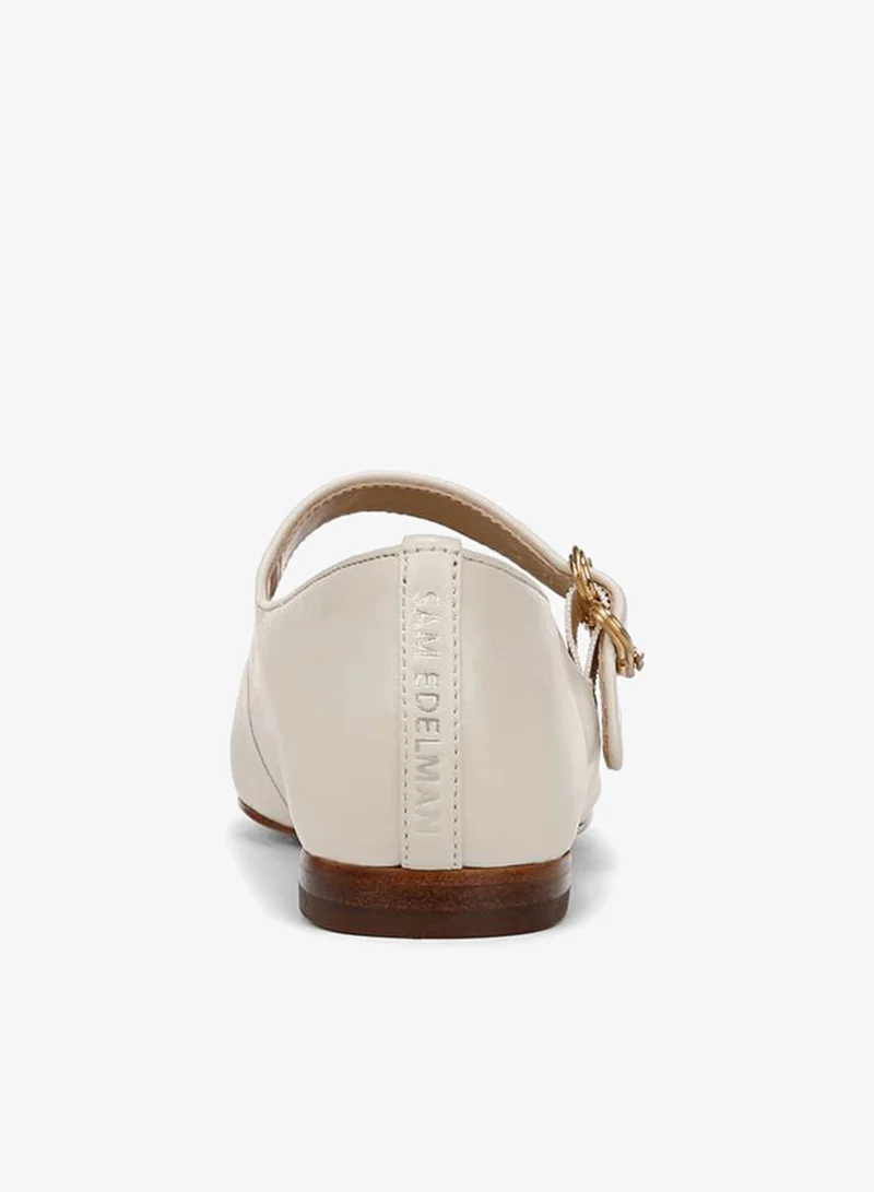 Sam Edelman BEIGE Michaela Mary Jane Flat for Women | Best Price UAE