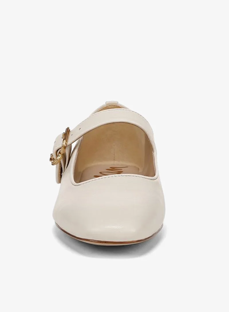Sam Edelman BEIGE Michaela Mary Jane Flat for Women | Best Price UAE