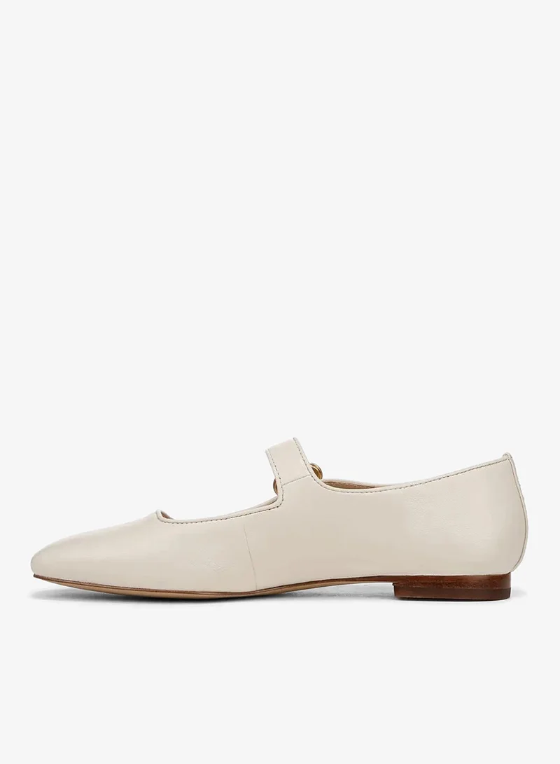 Sam Edelman BEIGE Michaela Mary Jane Flat for Women | Best Price UAE