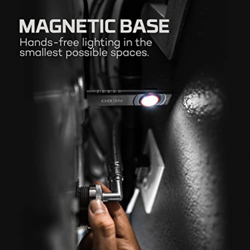 SLIM Mini Rechargeable Pocket Light,2 Light Modes, Small Flashlight for EDC and Emergencies, Magnetic Base, Lightweight, Water Resistant and Durable, Includes Charging Cable - Image 4