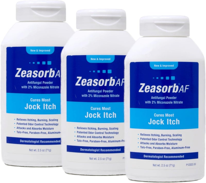 Zeasorb Antifungal Treatment Powder, Jock Itch 2.5 Oz (3 Pack) - Image 1