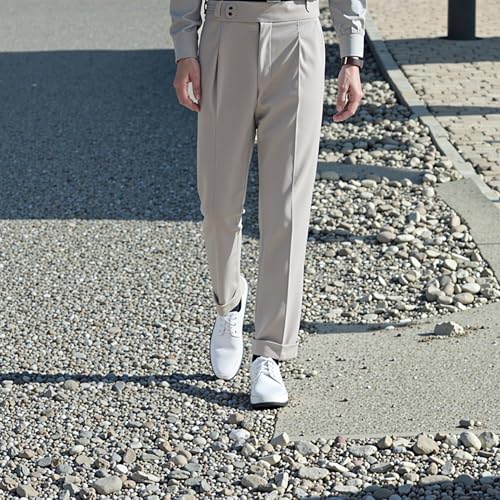 Jousen Mens Dress Shoes Formal Business Oxford Shoe Tuxedo Dress Shoes for Men (AMY9051A White 9) - Image 2