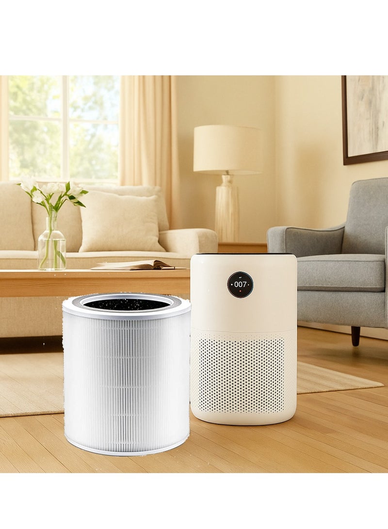 Y&D Third-party Replaceable Air Purifier Cartridge Filter Replacement Inner Core Filter Activated Carbon Clean Air Dust Removal HEPA-Grade Odor Elimination High Efficiency Dust Pollen Pet Dander Removal Fit for LEVOIT Core mini Model Changable Filter Suitable for Home Bedroom Office - Image 1