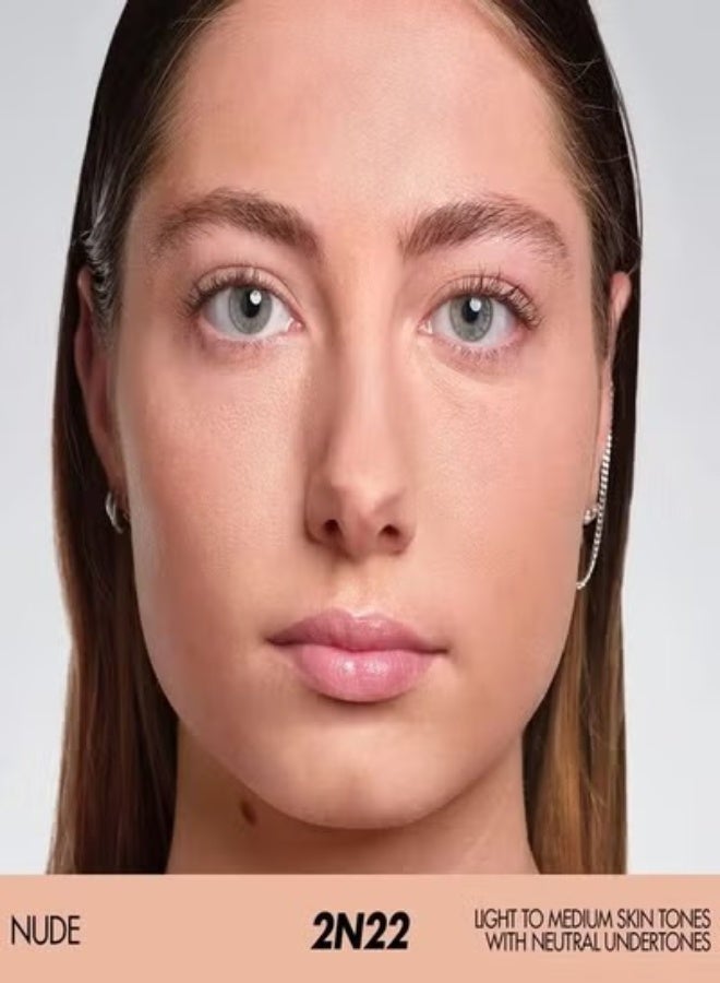 MAKE UP FOR EVER HD Skin Matte Velvet Blurring Foundation & Setting Powder 11g – Shade 2N22 Nude - Light to Medium Skin Tones with Neutral Undertones - Image 2