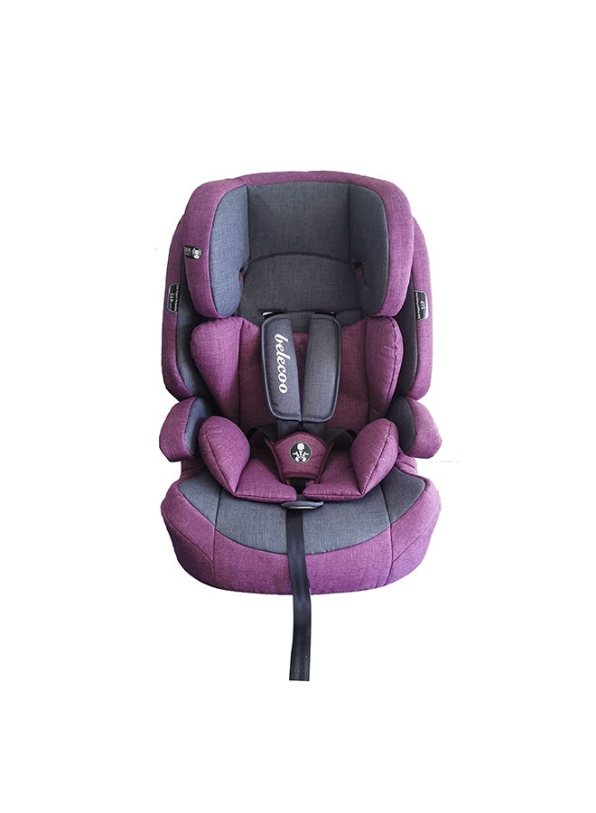 belecoo Sip Car Seat Blue (9 Month To 12 Year, 9-36 Kg) - Purple - Image 2