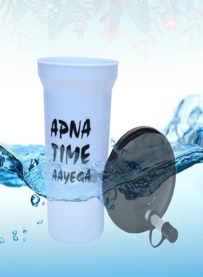 GLAN Water Bottle/Sipper Glass with Straw for Kids/Children Sipper Glass for Kanjak Return Gifts for Girls and Boys Multicolor (set of 2) - Image 5