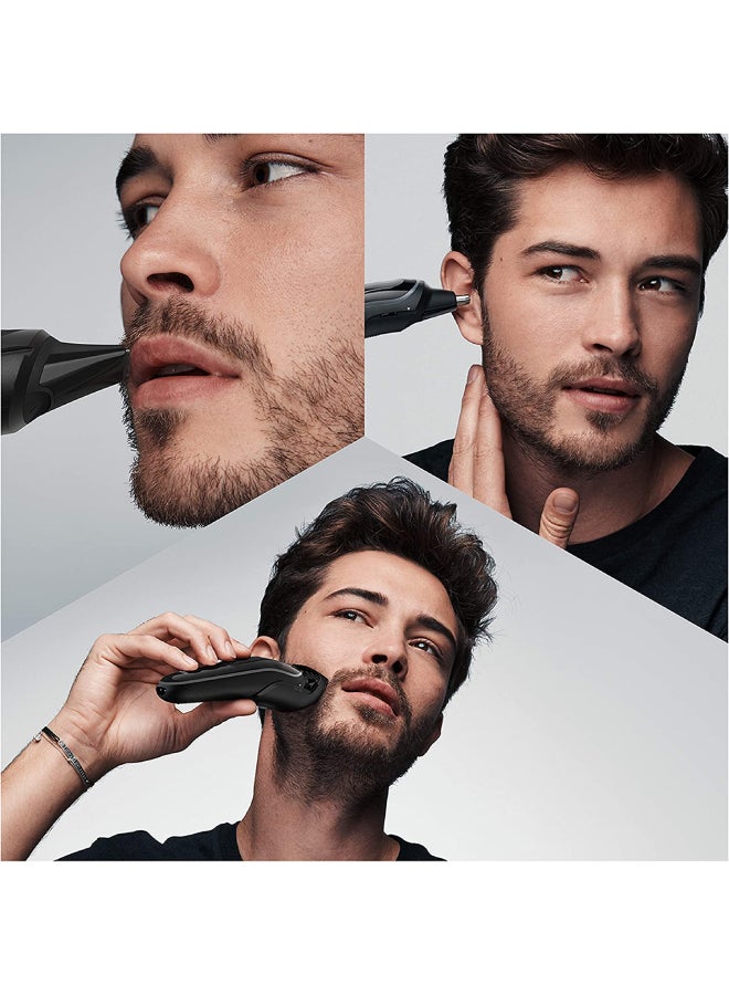 Mgk5260 8-In-1 Trimmer, 6 Attachments + Gillette Fusion5 Proglide Razor Black