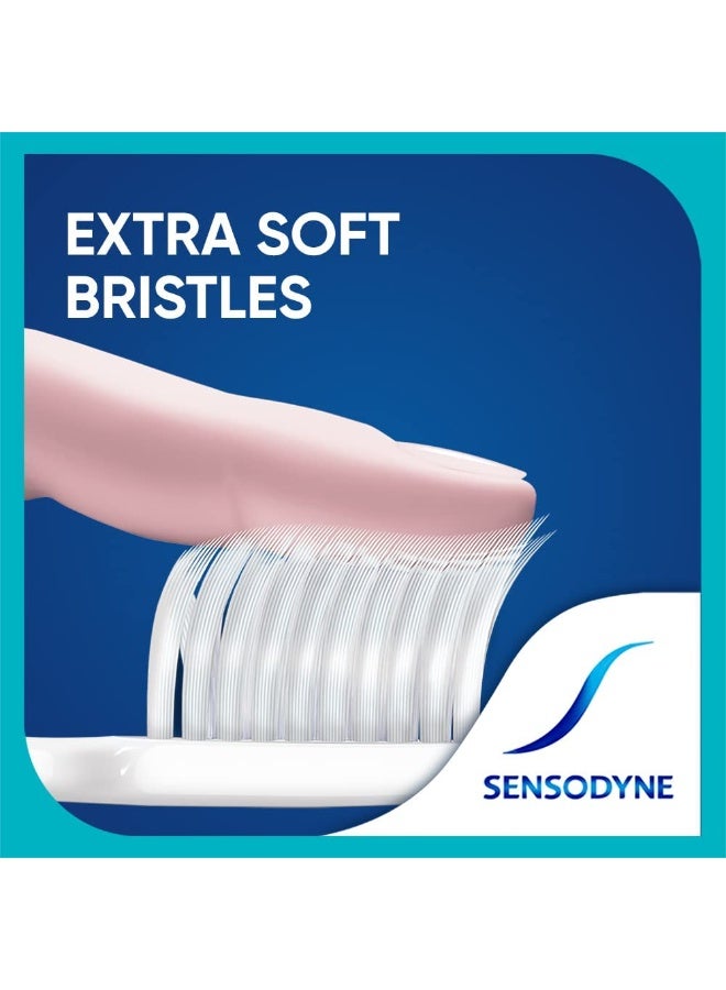 Sensodyne Deep Clean Toothbrush | Extra Soft Bristles Tooth Brush 3pc - Image 4
