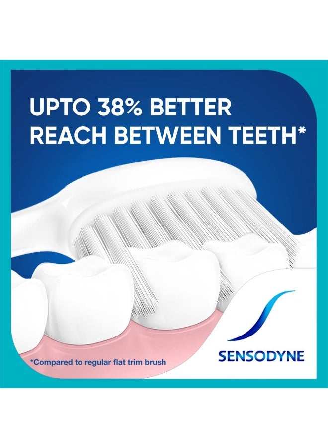 Sensodyne Deep Clean Toothbrush | Extra Soft Bristles Tooth Brush 3pc - Image 3