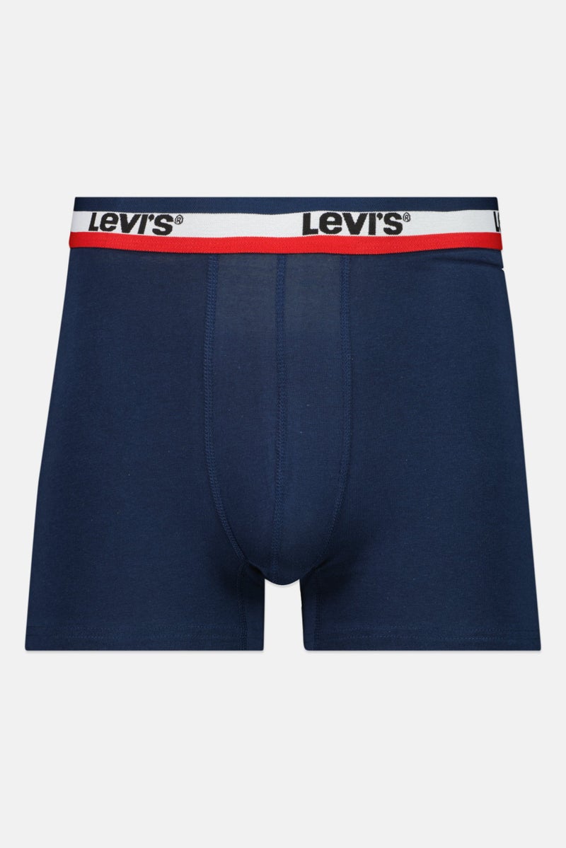 Men 4 Pieces Brand Logo Boxer Brief, Multicolor