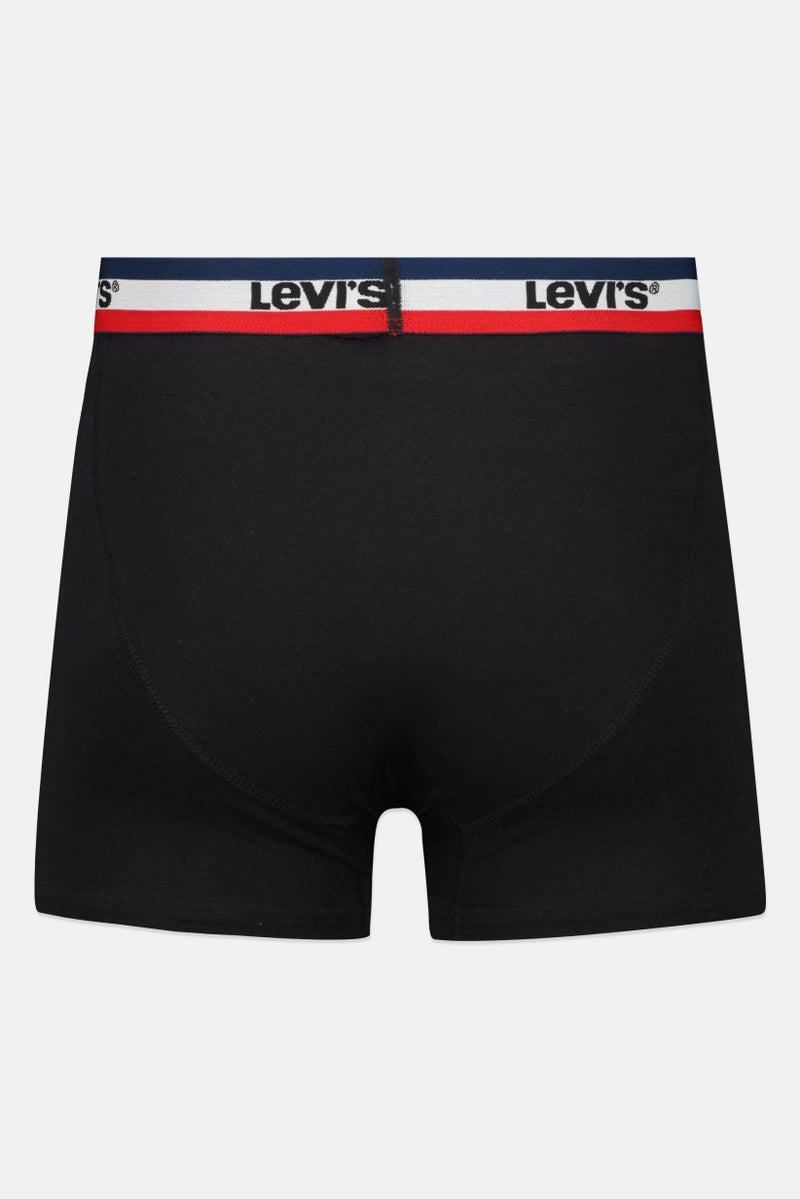 Men 4 Pieces Brand Logo Boxer Brief, Multicolor
