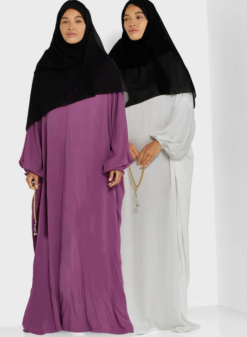 hayas closet Prayer Dresses set with Sheila and tasbih
