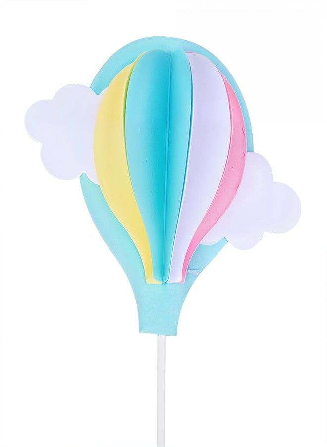 Riverbyland Kids Party Favors Hot Air Balloon Pack of 8 Paper Cake Topper - Image 3