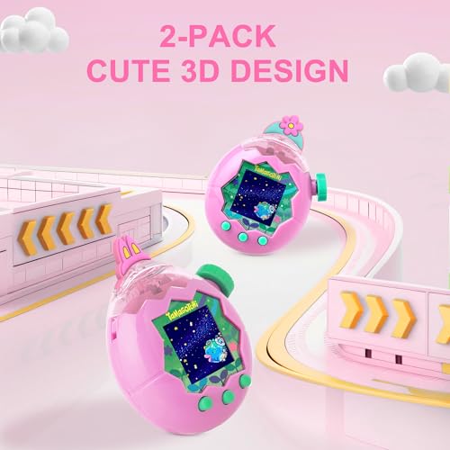 SGHLDE 2-Pack for Tamagotchi Paradise Replacement Lid, 3D Cute Kawaii Clear Hard Lid for Tama Paradise Accessories, DIY, Modification and Repair, Potsunen & Meow - Image 5