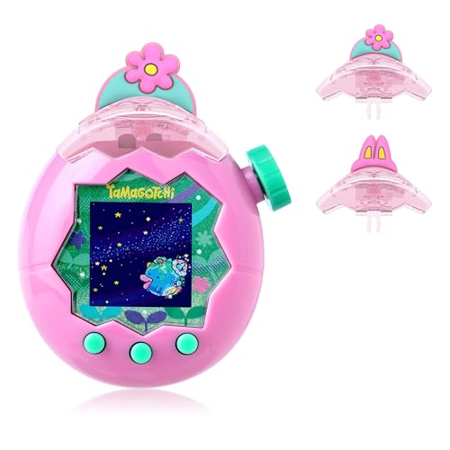 SGHLDE 2-Pack for Tamagotchi Paradise Replacement Lid, 3D Cute Kawaii Clear Hard Lid for Tama Paradise Accessories, DIY, Modification and Repair, Potsunen & Meow - Image 1