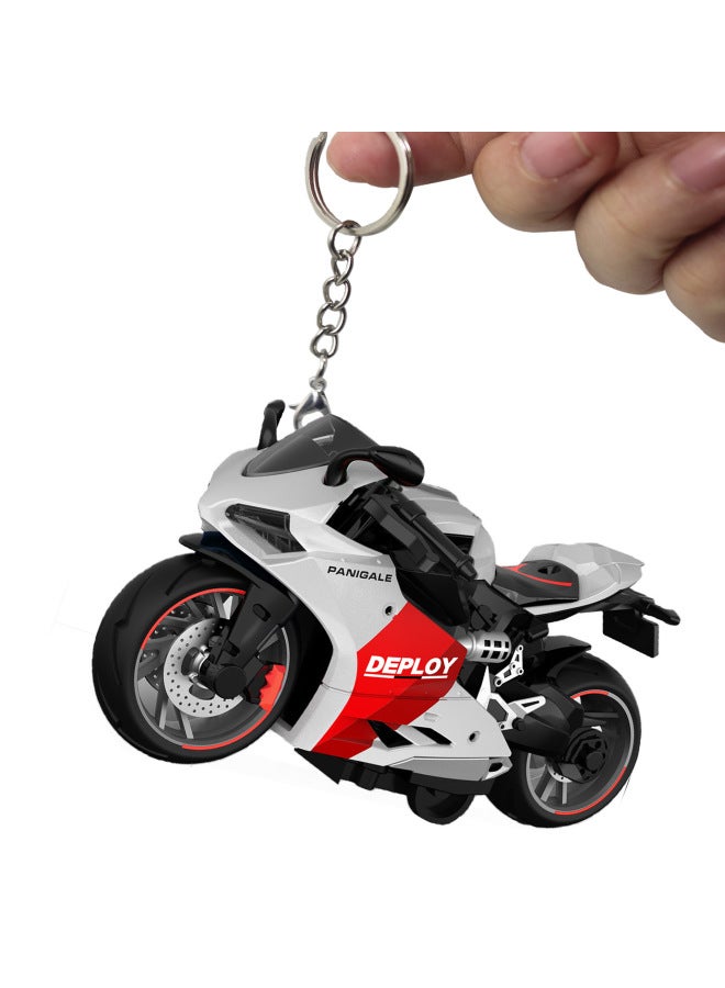 Keychain Pendant Cake Ornaments Alloy Locomotive Model Collection Holiday Gifts Hot Supply EN71CE-Color:[weight About 69g] 222 Brown Pull-back Simulated H Bud Model. Opp Bag Packaging  - Image 4