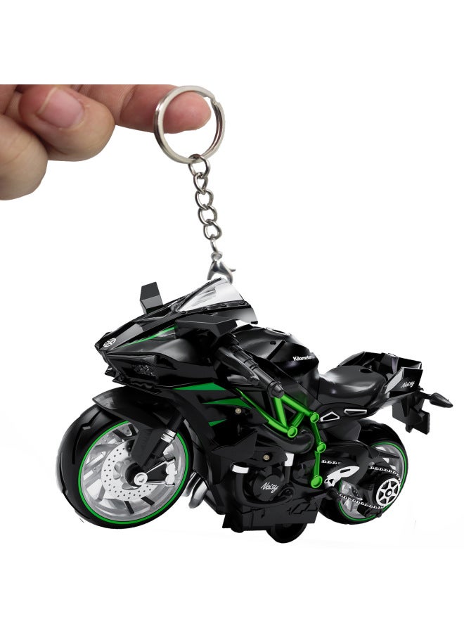 Keychain Pendant Cake Ornaments Alloy Locomotive Model Collection Holiday Gifts Hot Supply EN71CE-Color:[weight About 69g] 222 Brown Pull-back Simulated H Bud Model. Opp Bag Packaging  - Image 2