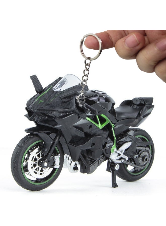 Keychain Pendant Cake Ornaments Alloy Locomotive Model Collection Holiday Gifts Hot Supply EN71CE-Color:[weight About 69g] 222 Brown Pull-back Simulated H Bud Model. Opp Bag Packaging  - Image 5