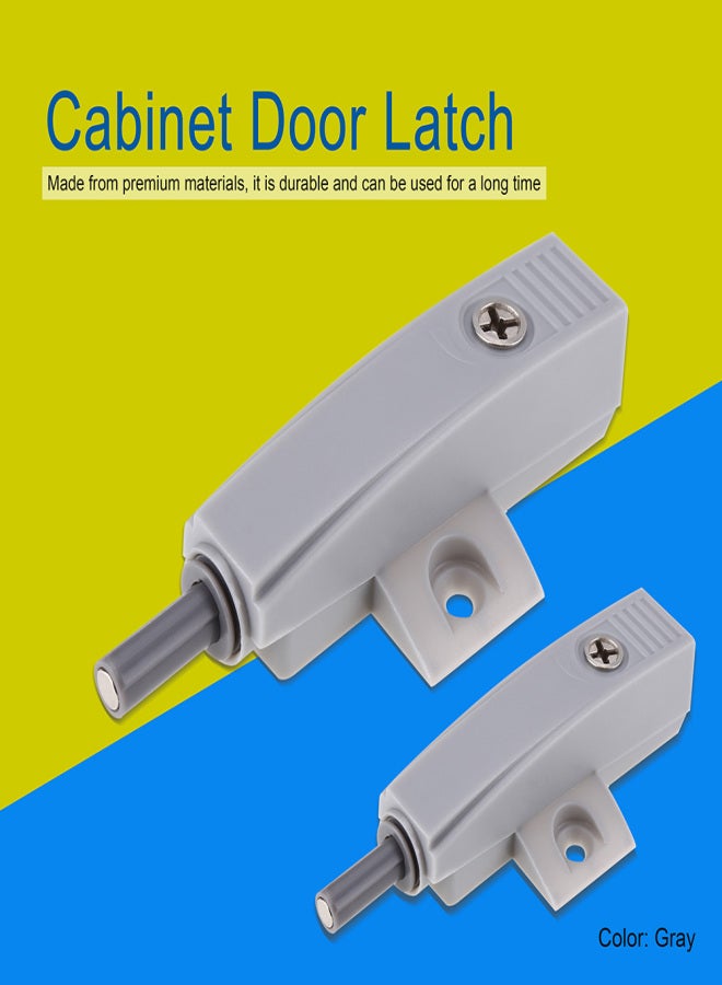 Cupboard Drawer Cabinet Door Latch Push to Open System Damper Buffer Catch No Handle Gray Color - Image 3