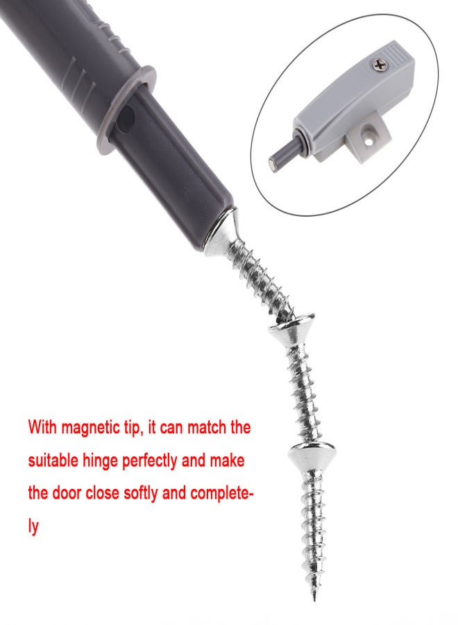 Cupboard Drawer Cabinet Door Latch Push to Open System Damper Buffer Catch No Handle Gray Color - Image 5