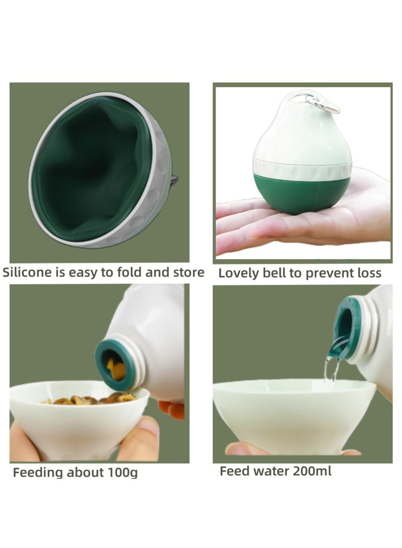 Portable Dog Water Bottle with Detachable Bowl for Travel and Outdoor Activities Leak Proof Design Ideal for Hiking and Walking - Image 2