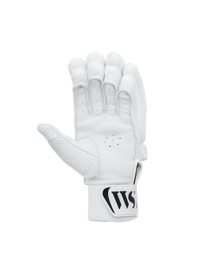 WHITEDOT SPORTS Whitedot Sports Albatross Levlon Cricket Batting Gloves Idol for Youth/Medium, Right Hand (Material: Thermoplastic Polyurethane, White)|Perfect for Young Cricketers | - Image 3