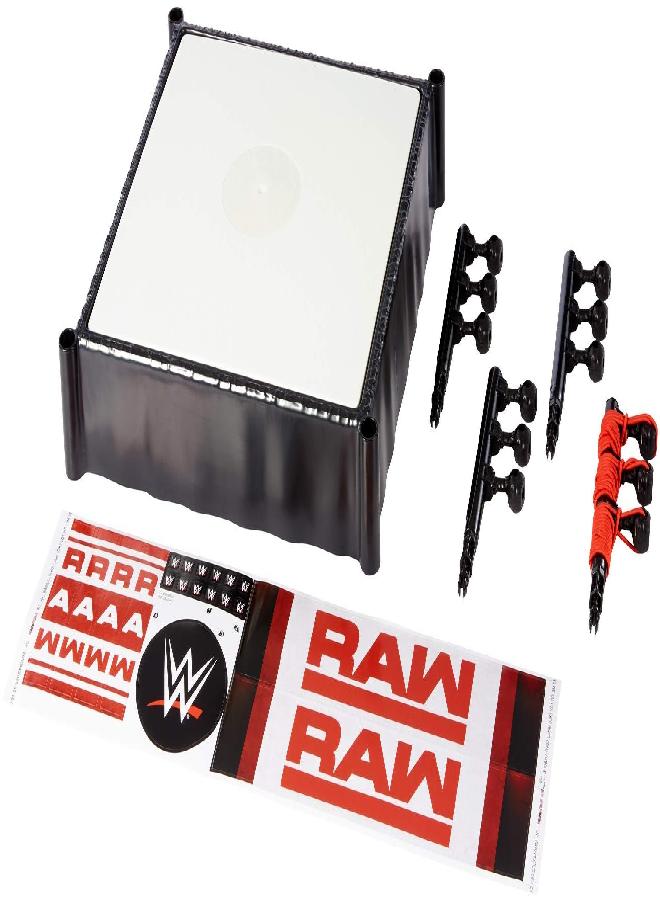 WWE Superstar 14-inch Ring with Authentic Logo, Flexible Ropes & Spring-loaded Mat for Bouncing Action  [Amazon Exclusive] - Image 3