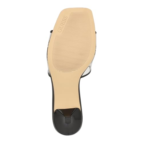 GUESS Women's LUSIE Heeled Sandal, Black 001, 5 - Image 3