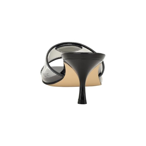 GUESS Women's LUSIE Heeled Sandal, Black 001, 5 - Image 5