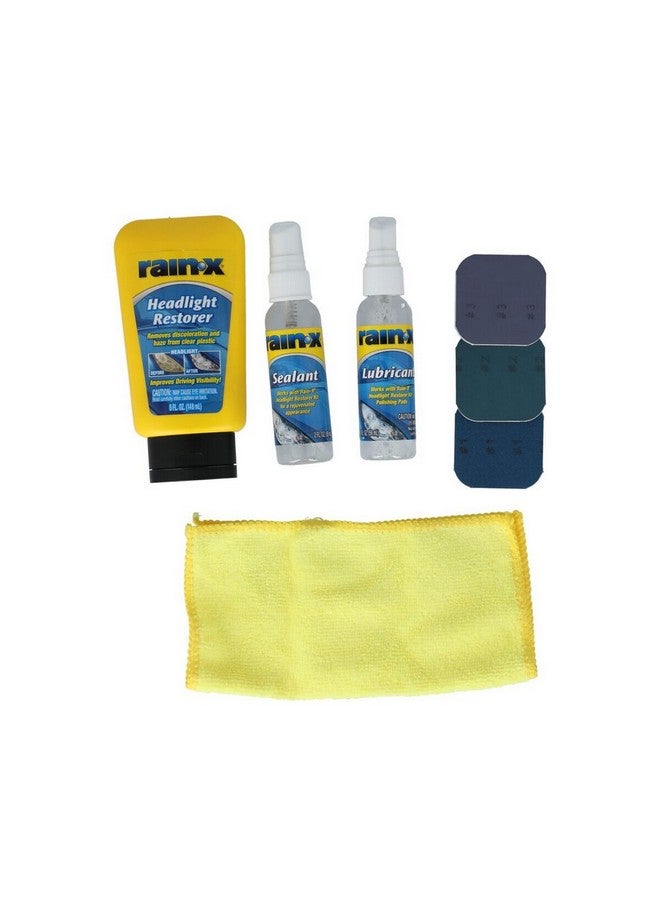 Rain-X 7-Piece Long Lasting Headlight Restoration Kit 15.4 x 8.6 x 8 cm 800001809 - Image 1