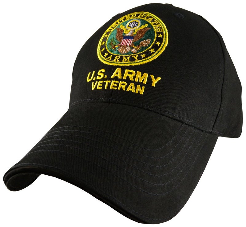 Eagle Crest U.S. Army Veteran cap , Black , Adjustable - Image 2