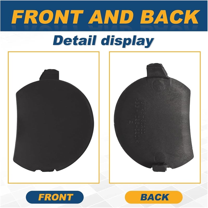 QASULER Front Bumper Tow Hook Cover for Mazda 6 Atenza - Image 3