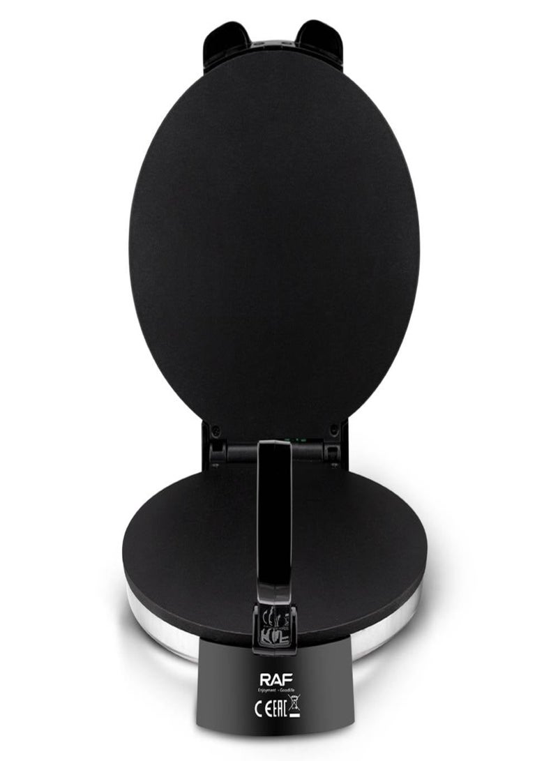 آر إيه أف ماكينة روتي كهربائية متعددة الوظائف من RAF، ماكينة كريب غير لاصقة، ماكينة تشاباتي على الطريقة الهندية، ماكينة تورتيلا 1800 واط - Image 3