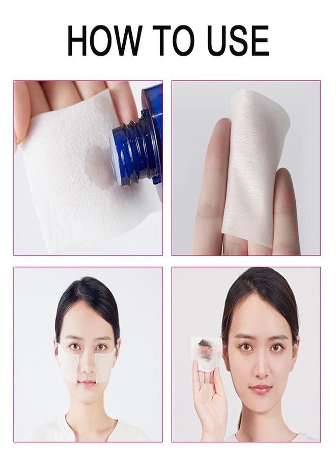 Quupy 1200PCS Facial Makeup Soft Cotton Pads Square Makeup Remover Pads Double-Side Deep Clean Cotton Pads Cosmetic Face Neck Mouth Makeup Remover Accessories Tools - Image 2
