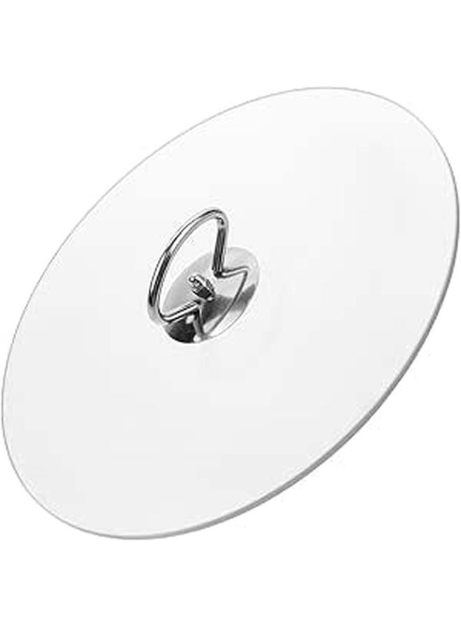 26cm Tempered Glass Lid with Handle Thickened Round Pan Cover for Pot Skillet Microwave Use - Image 1