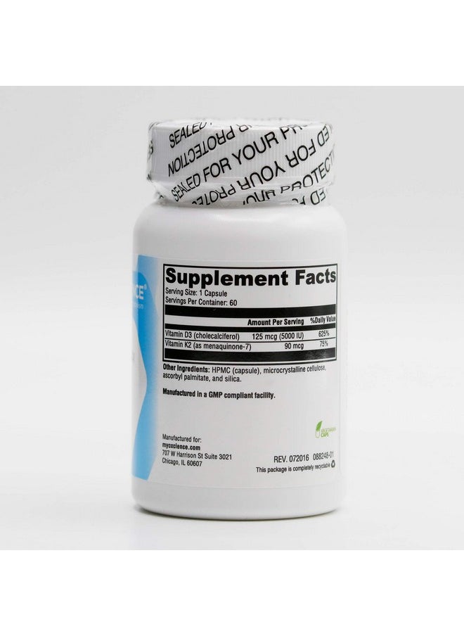 MYOXCIENCE Essential Fatty Nutrients ; Vitamin D3 5 000 Iu ; Vitamin K2 As Mk 7 90 Mcg (Small)  - Image 3