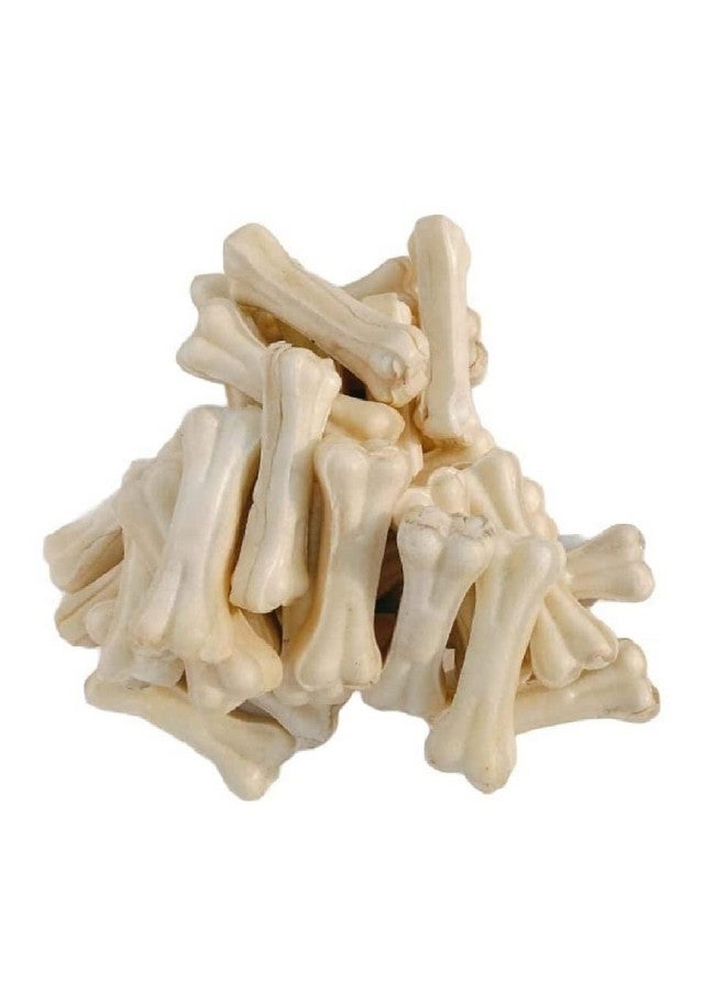 Premium Compressed Rawhide 10 Inch Calcium Chew Bones - Makes Teeth & Gums Healthy And Long Lasting Treats - (4 Kg Pack) - Image 1