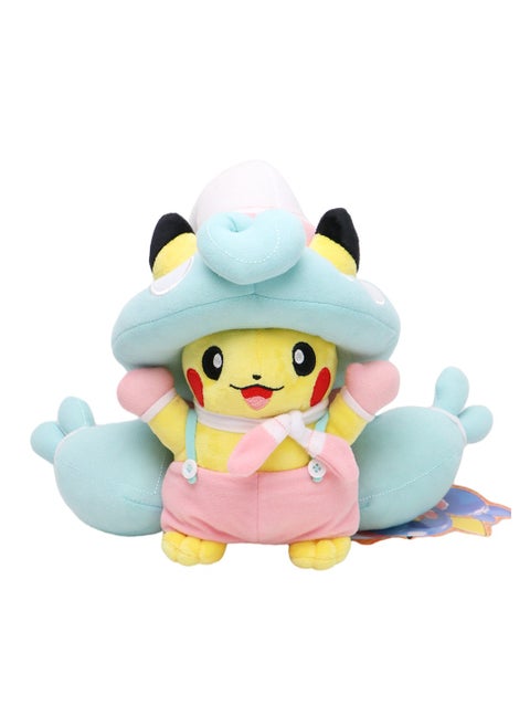 Hooded Pikachu Drag Plush Toy Doll Standing Disguise 22cm